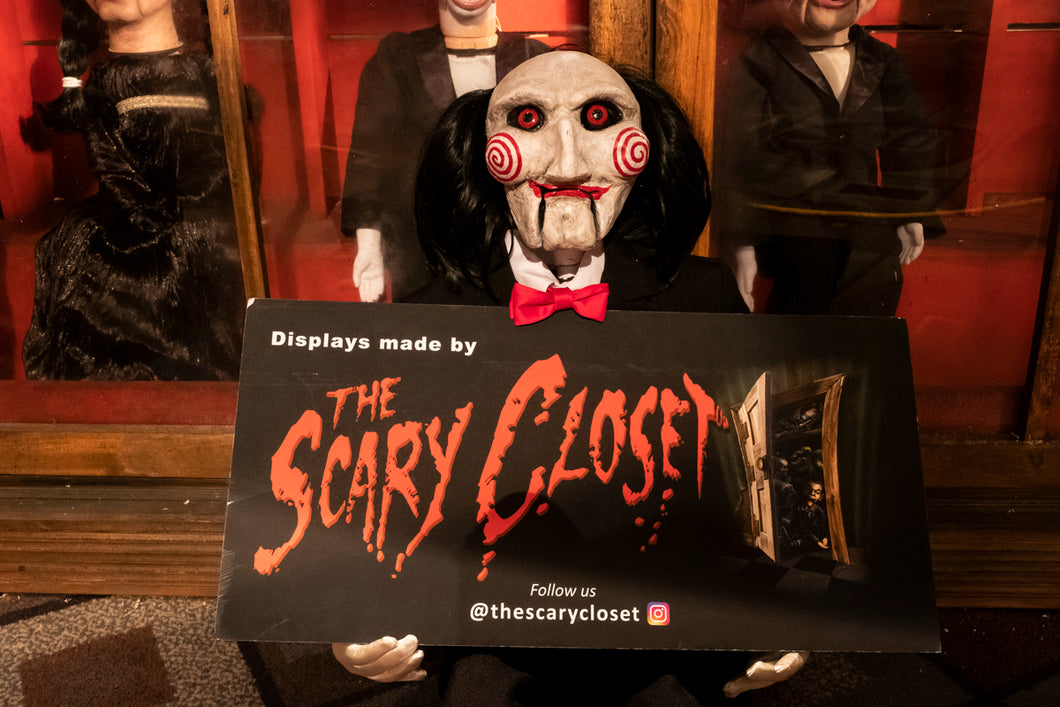 SAW PUPPET USED IN MONSTERPALOOZA MUSEUM 2019
